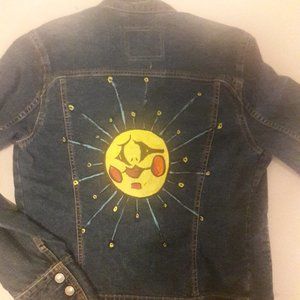 Levi's Sunshine painted jean jacket